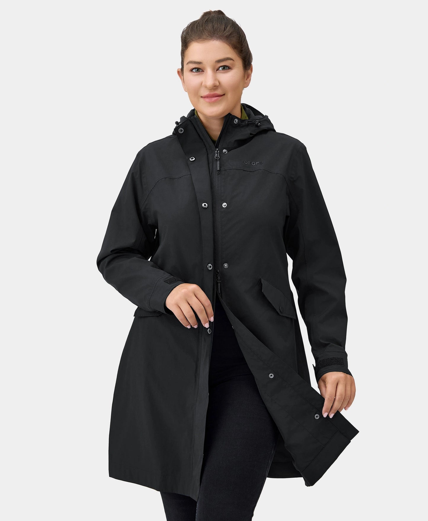 Final Sale - Downtown Women's Heated Rain Trench