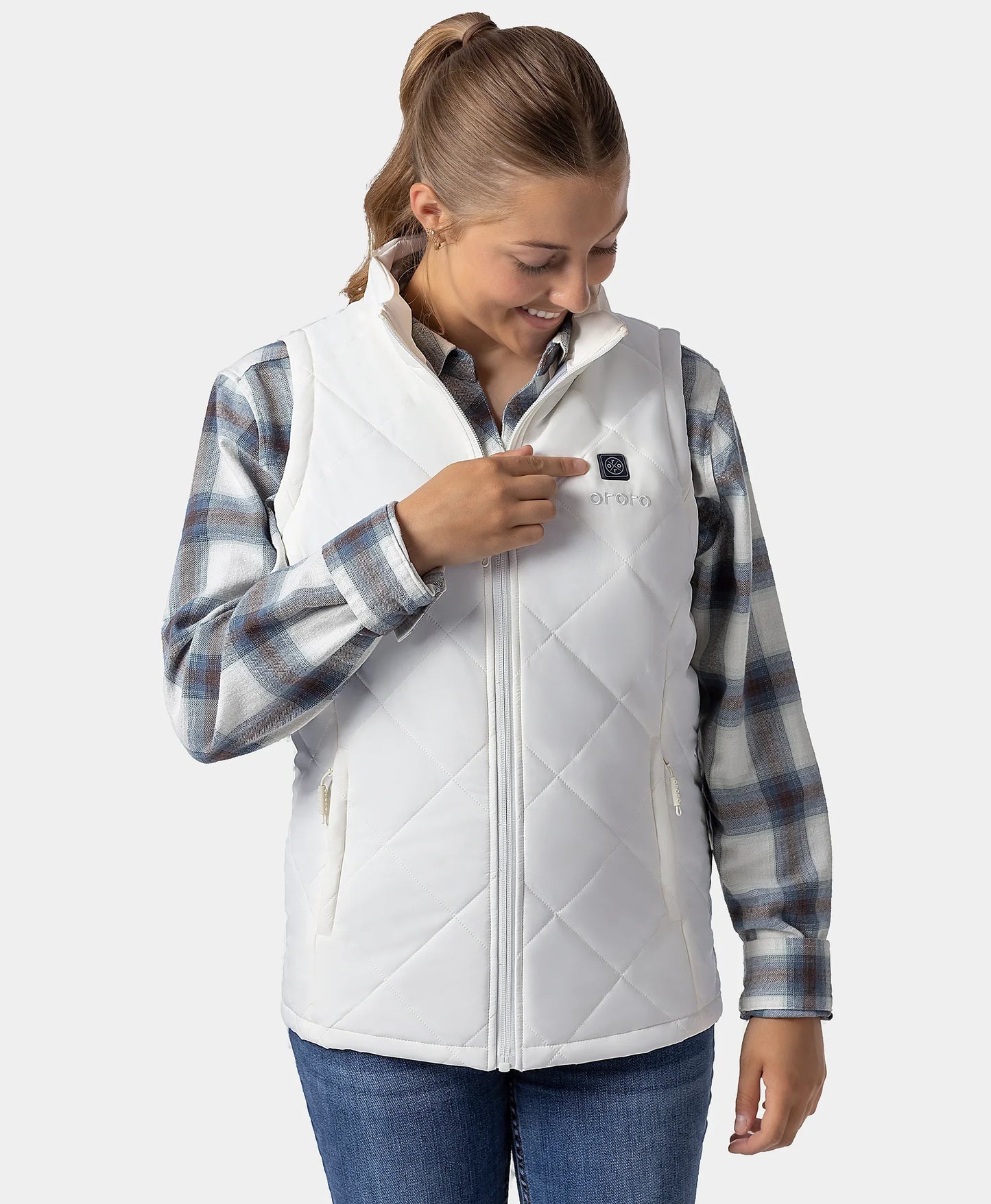 Women’s Junior 4-Zone Heated Quilted Vest