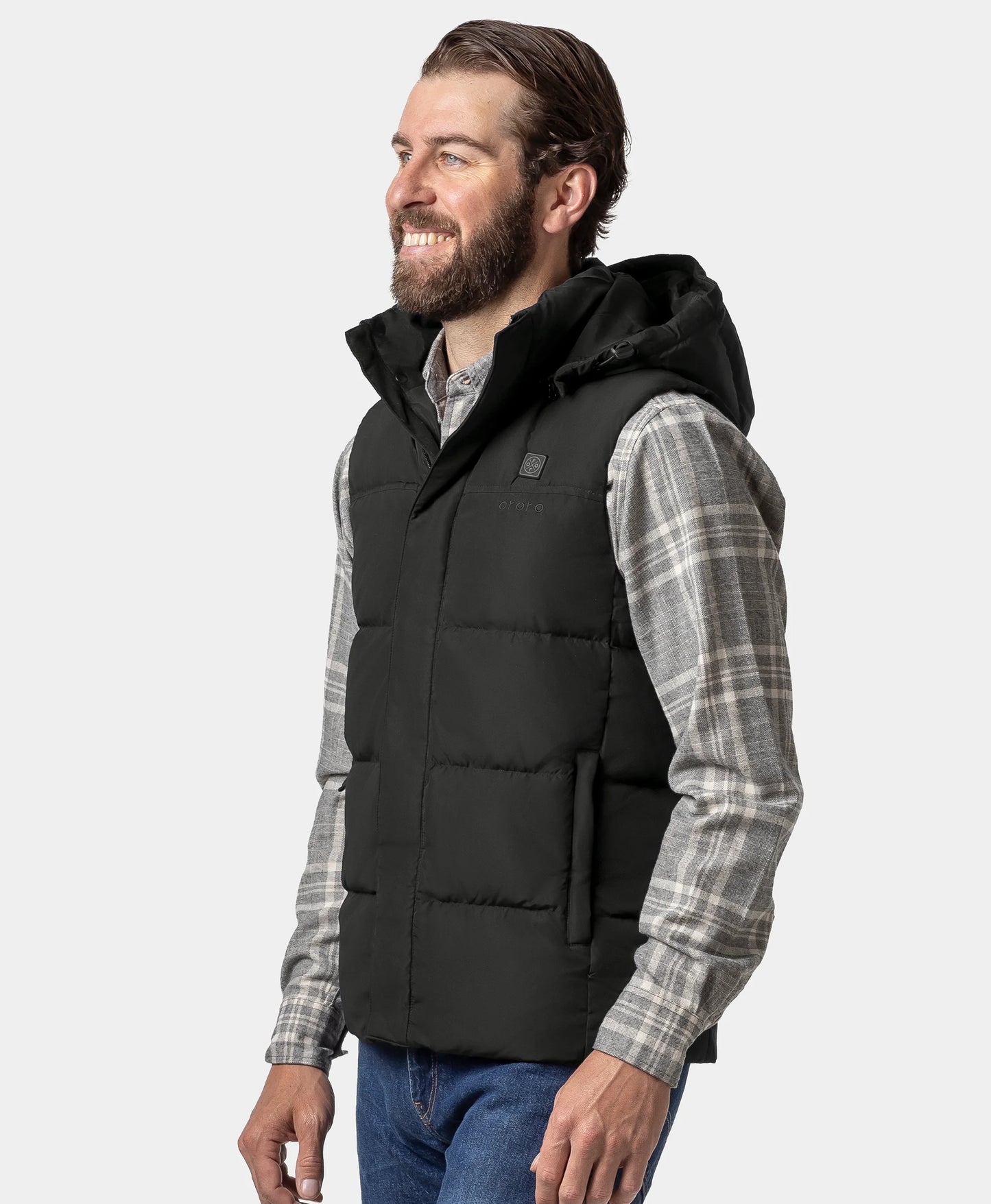 Men's Heated Down Gilet - Black