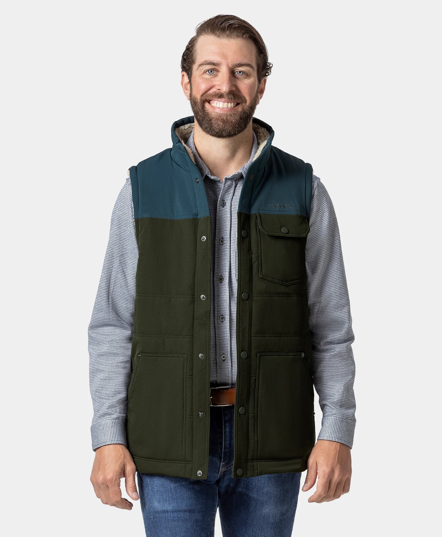 Sierra Men's Heated Sherpa Lined Gilet