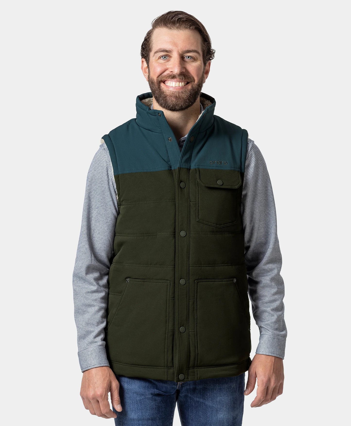 Sierra Men's Heated Sherpa Lined Gilet