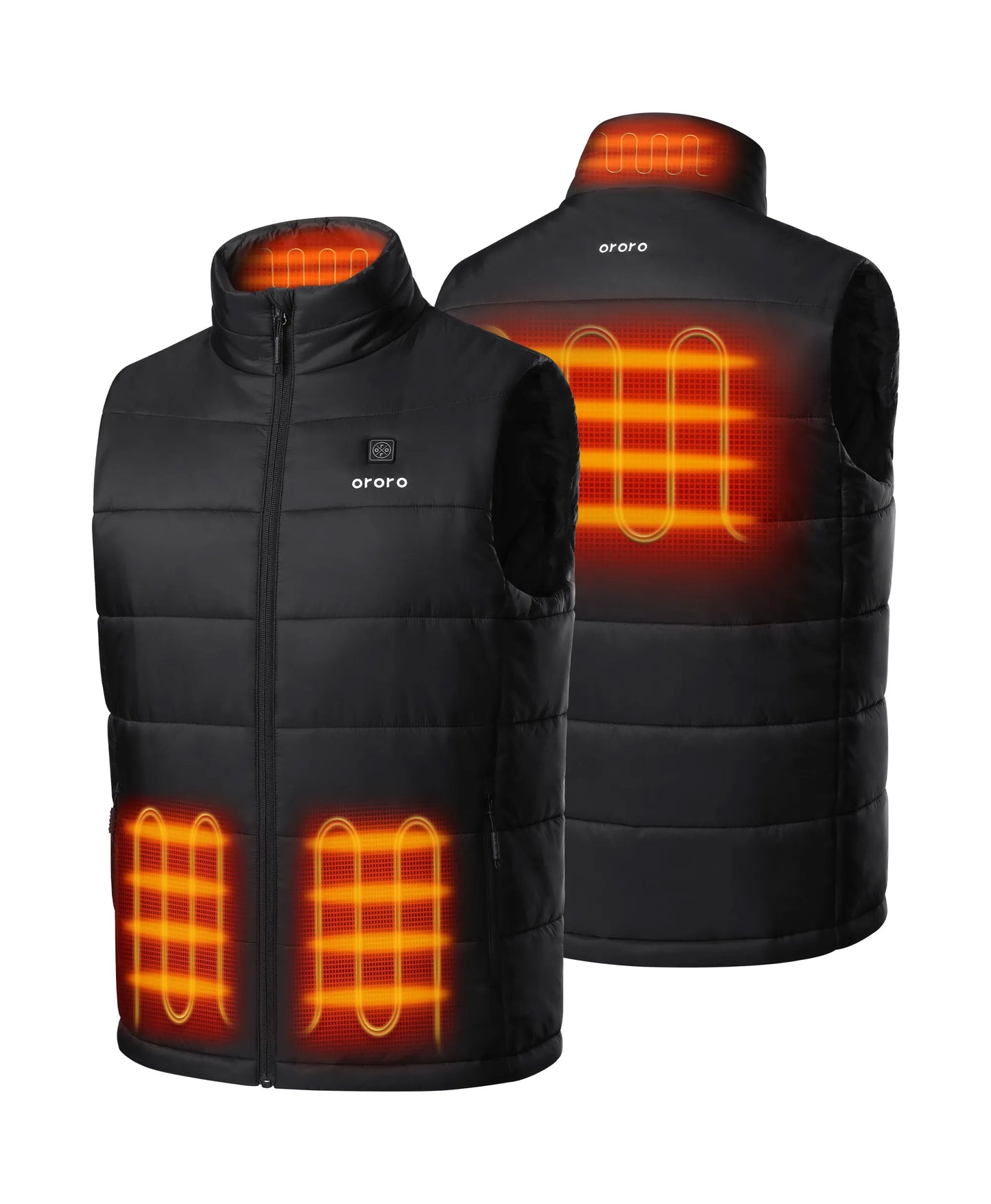 Men's Classic Heated Gilet - Black / Grey