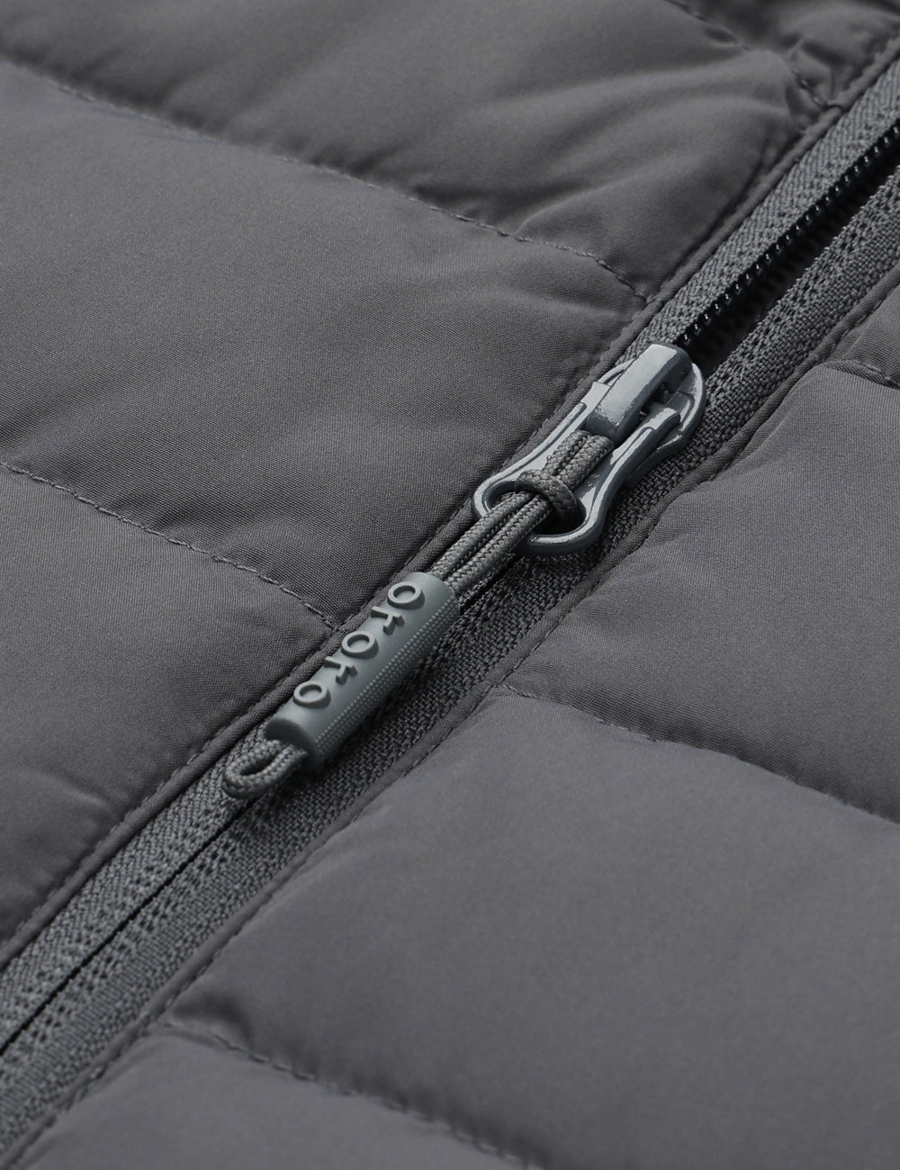 (Open-box) Men's Heated Lightweight Down Vest - Black / Gray