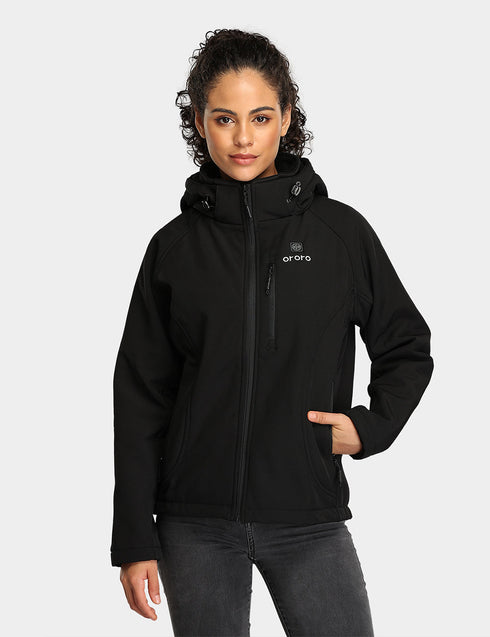 Women's Classic Heated Jacket - Black ,view 2