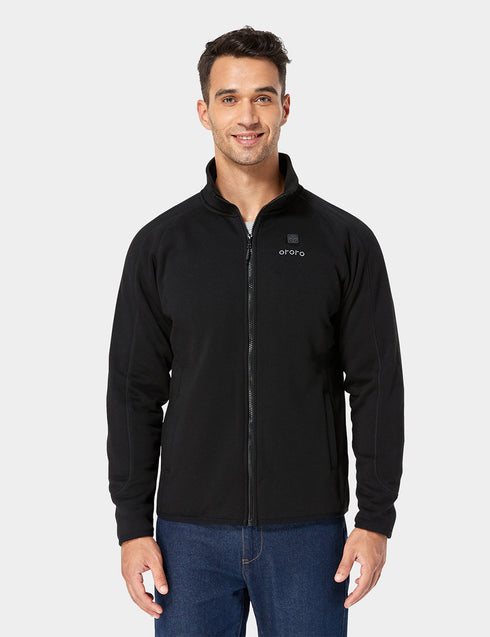 Men's Heated Full-Zip Fleece Jacket ,view 2
