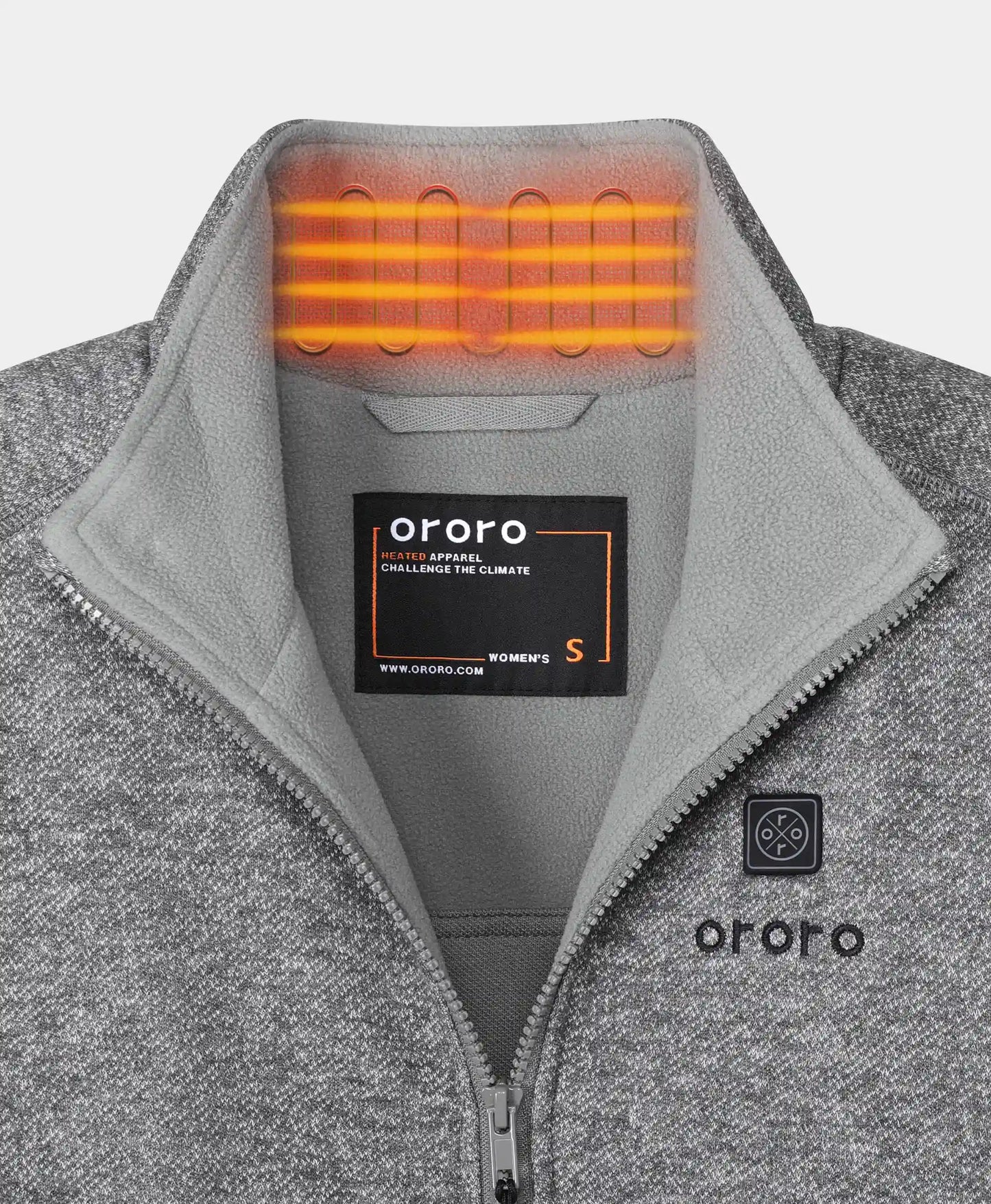 Women's Heated Full-Zip Fleece Jacket (4 Heating Zones)