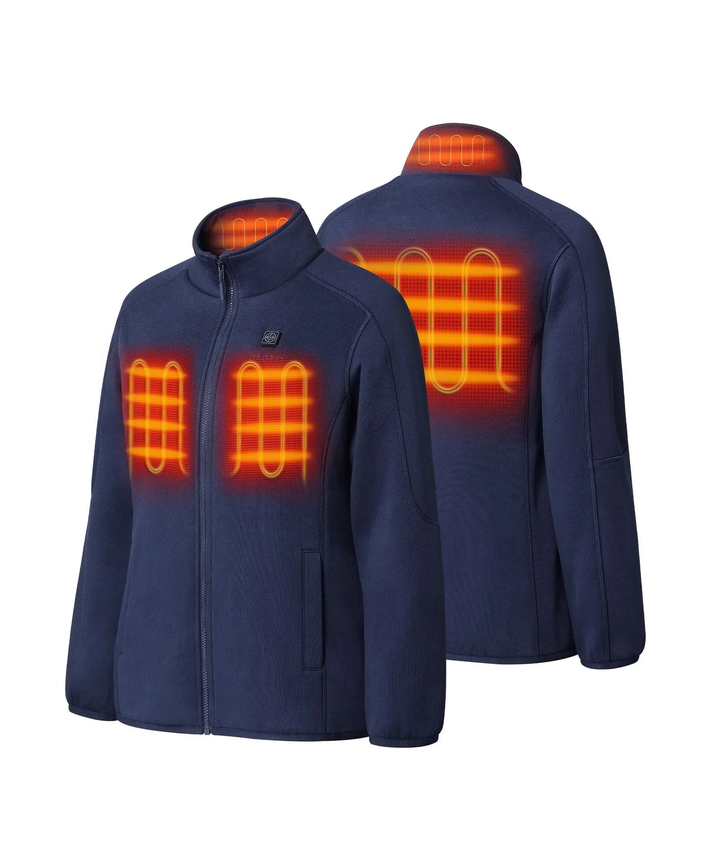 Women's Heated Full-Zip Fleece Jacket (4 Heating Zones)