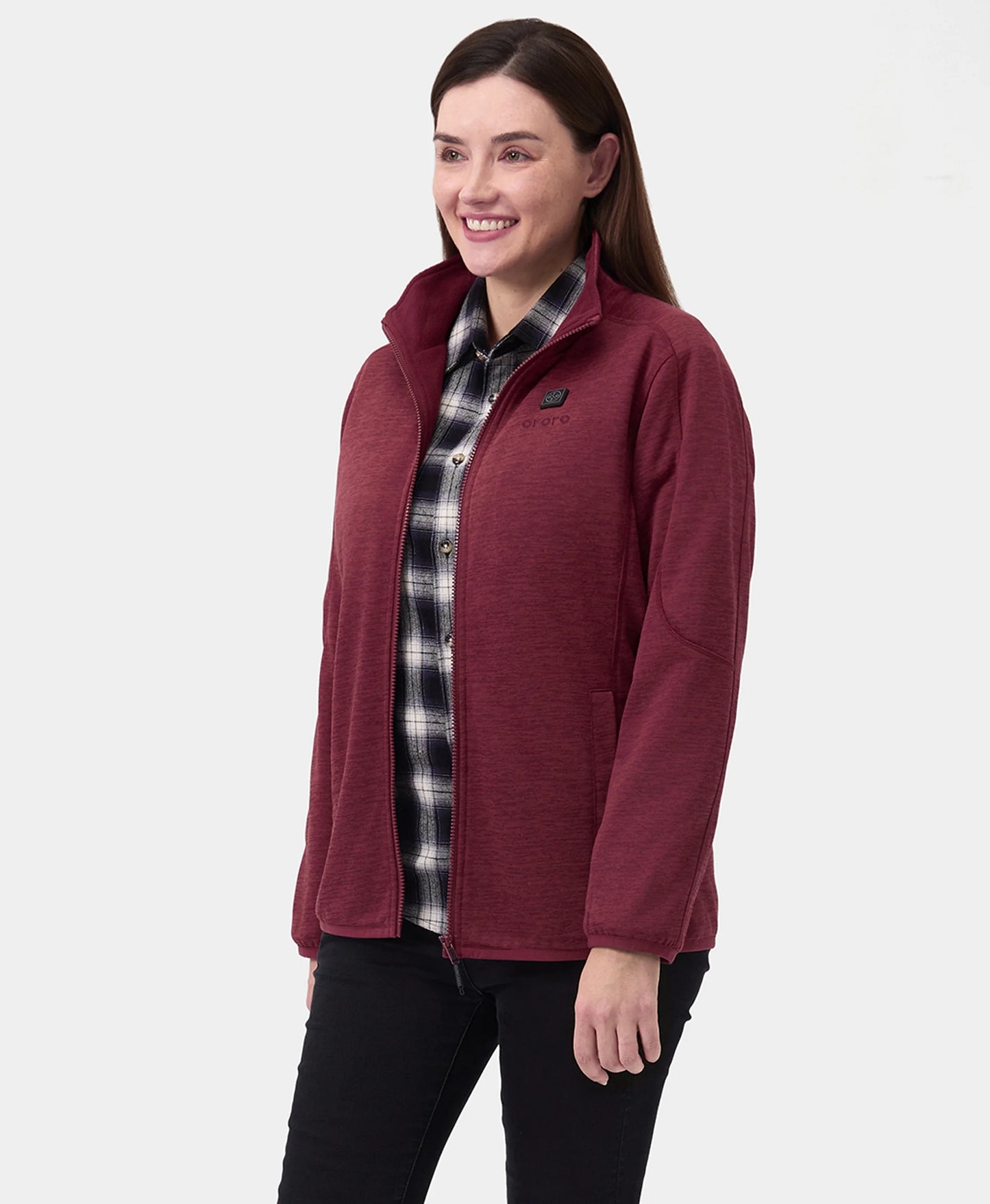 Women's Heated Full-Zip Fleece Jacket (4 Heating Zones)