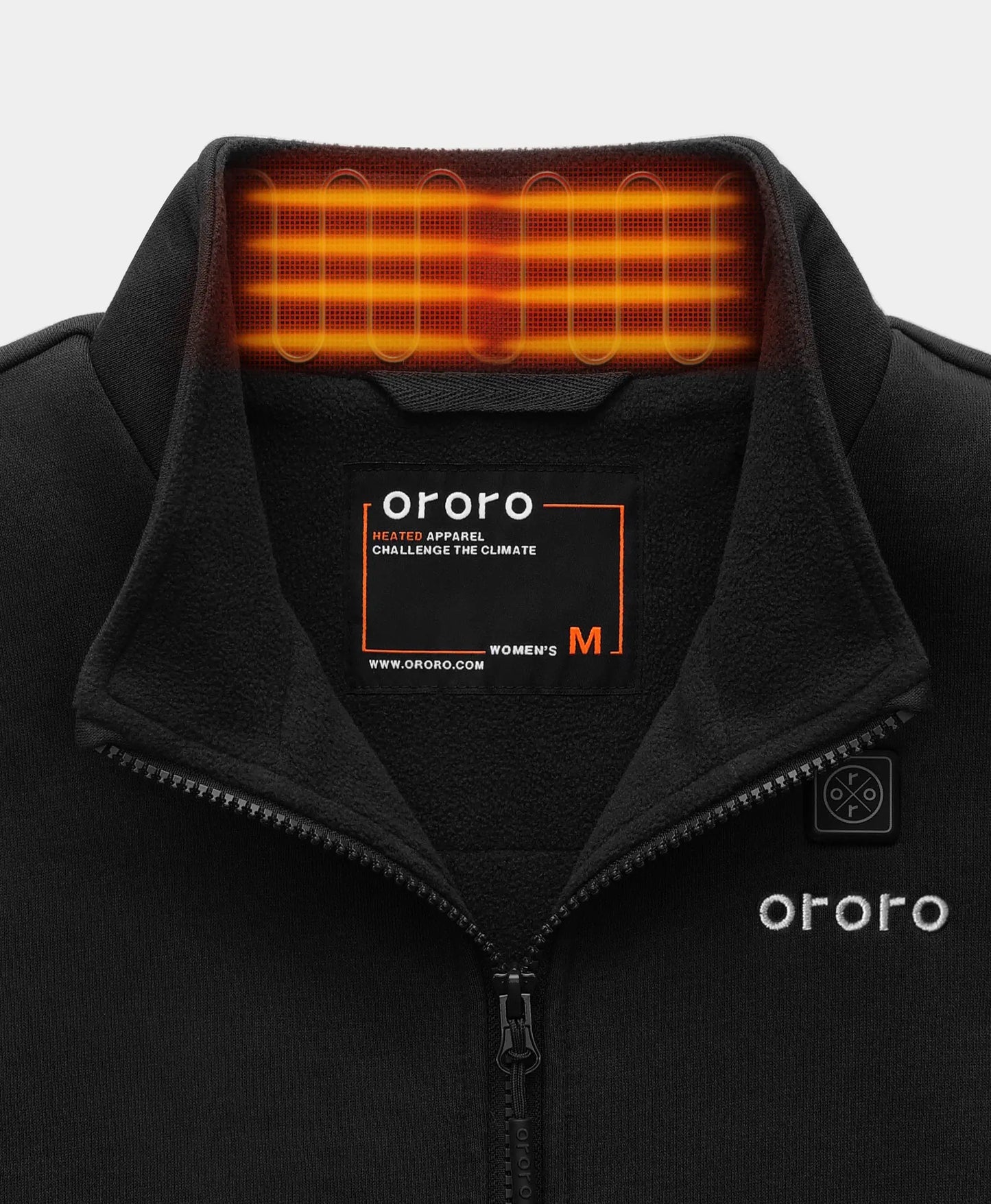 heated stand up collar