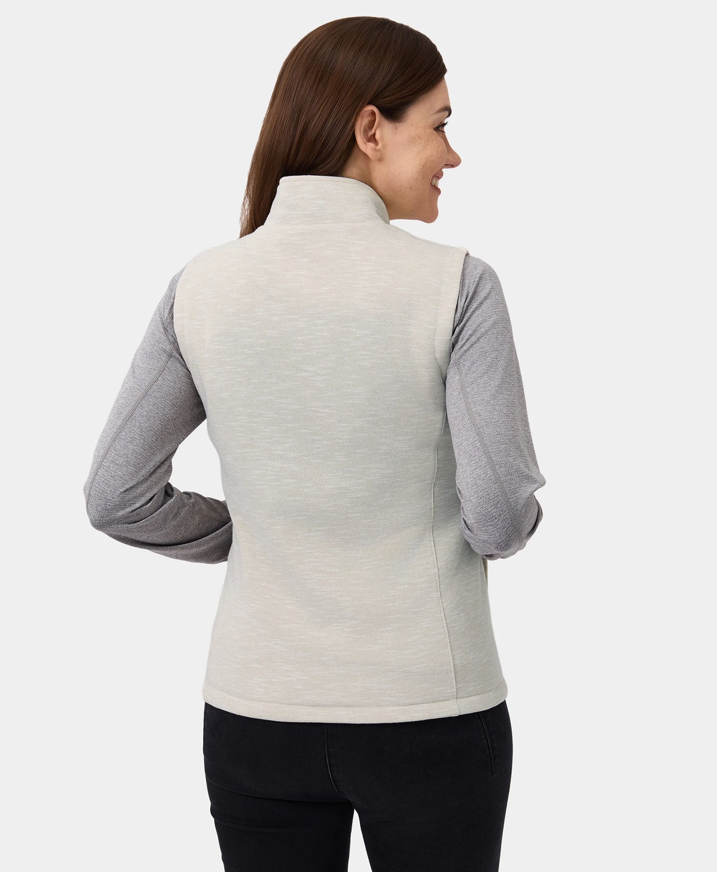 4-zone fleece vest white