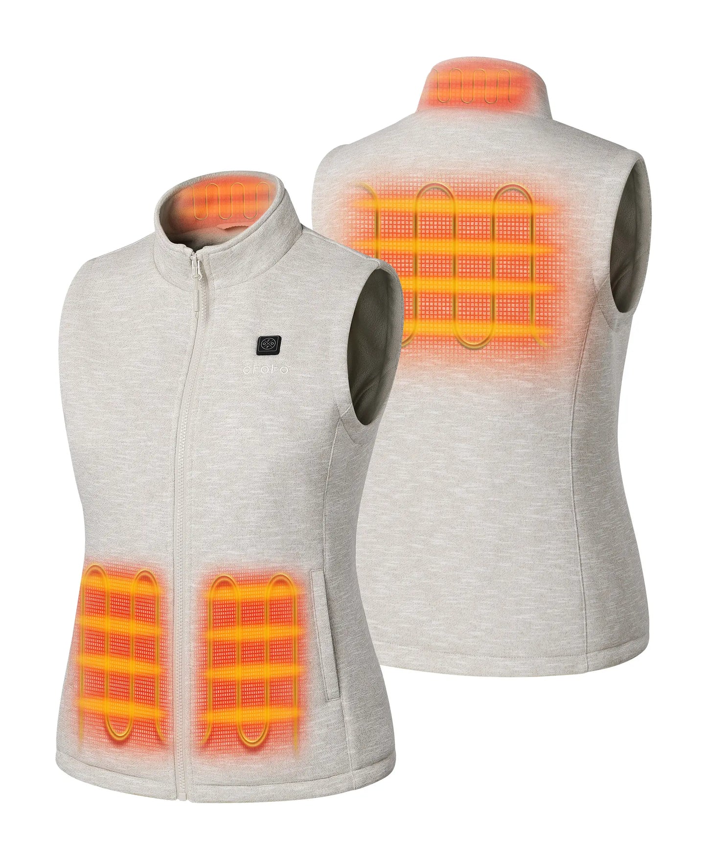 heated fleece vest