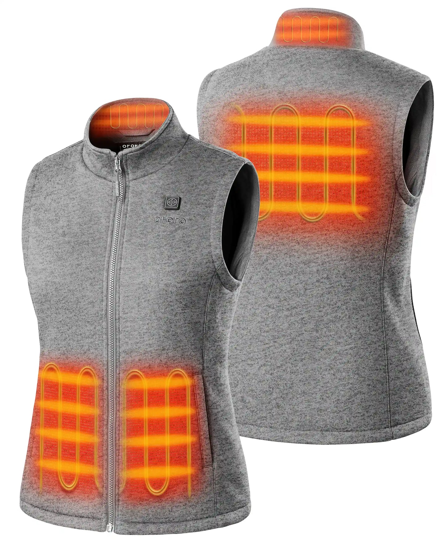 heated fleece vest