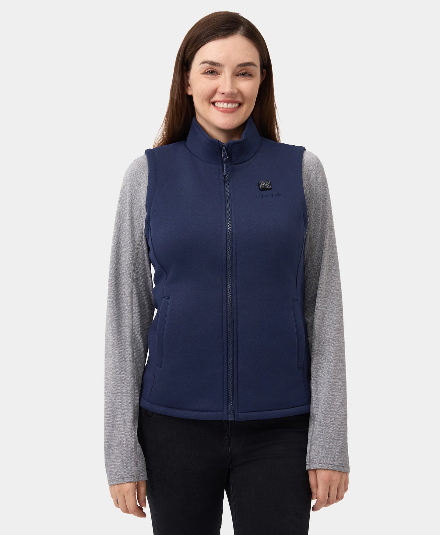 4-zone fleece vest blue
