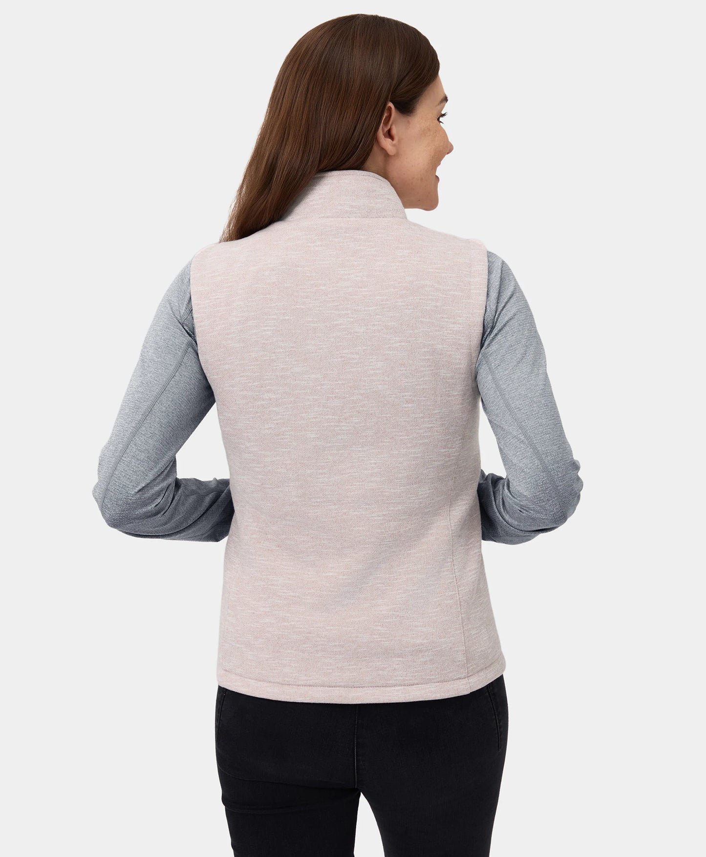 4-zone fleece vest beige
