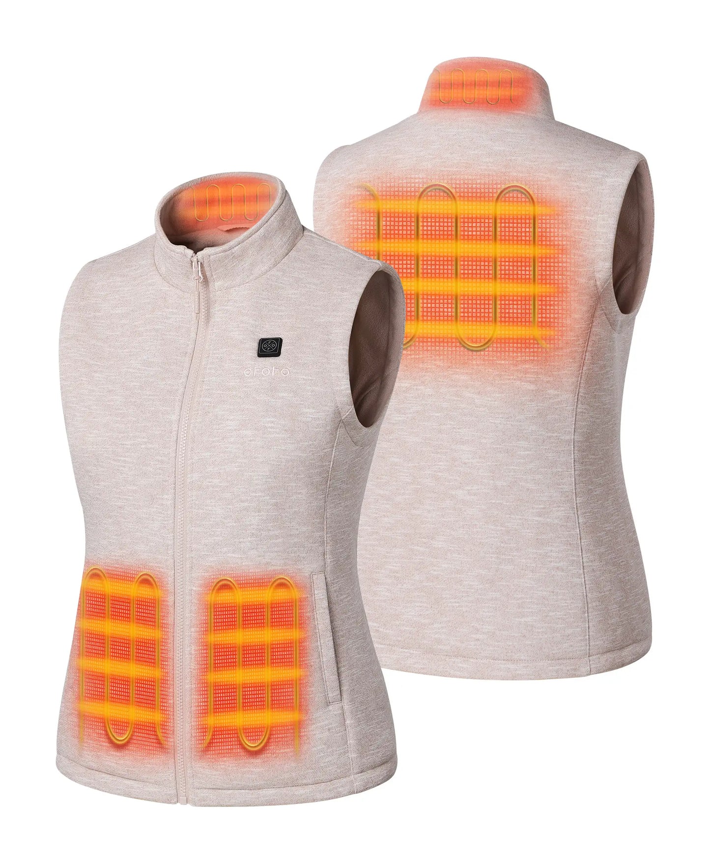 heated fleece vest