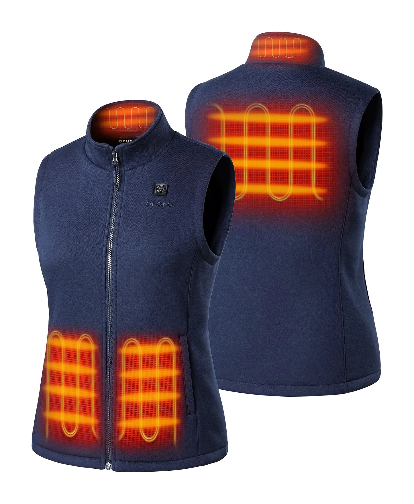heated fleece vest