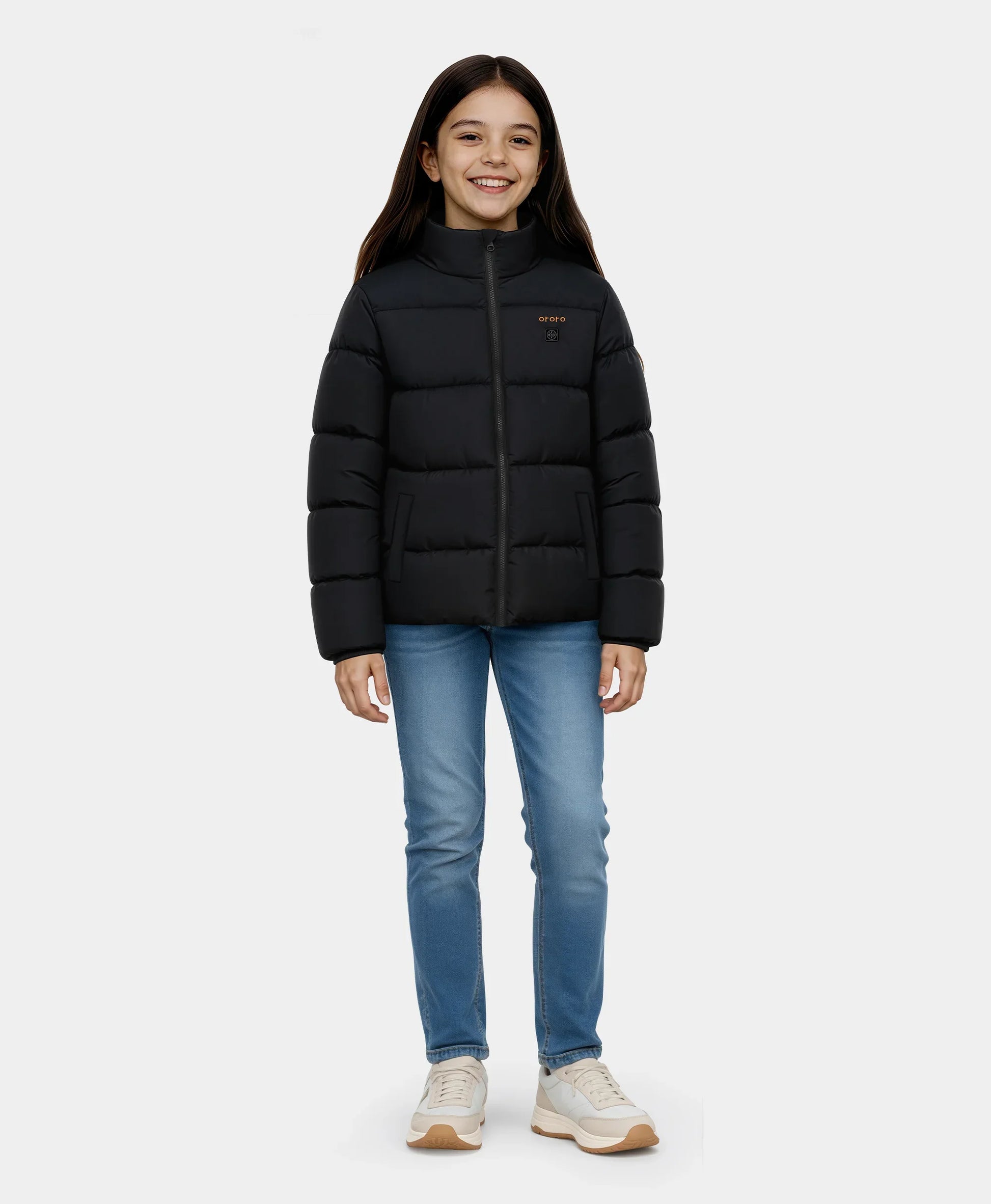 Kids' 4-Zone Heated Down Jacket