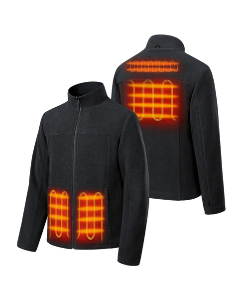 Four heating zones: left & right pockets, upper back and mid-back ,view 2