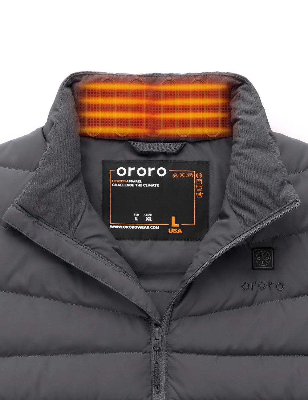 Men's Heated Lightweight Down Gilet
