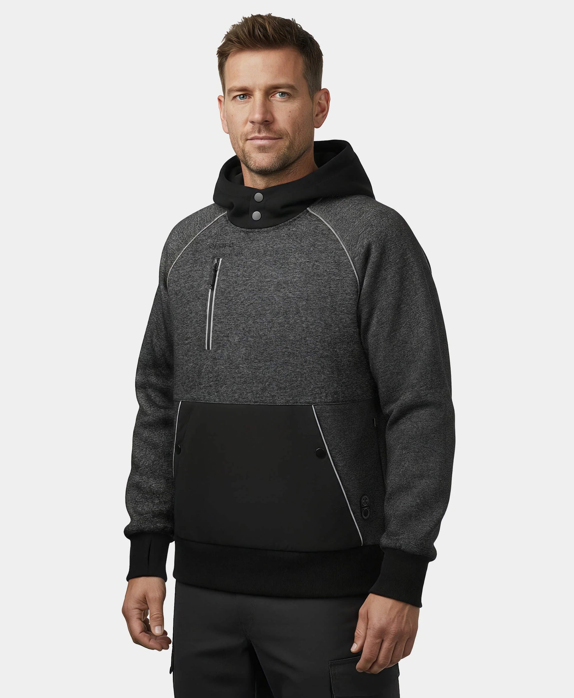 Unisex 6-Zone Dual-Control Heated Hoodie Pullover