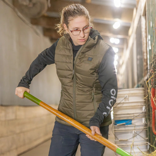 Women's Classic Heated Gilet - Green