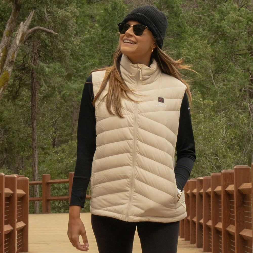 Women's Heated Lightweight Down Vest Women's Heated Lightweight Down Vest