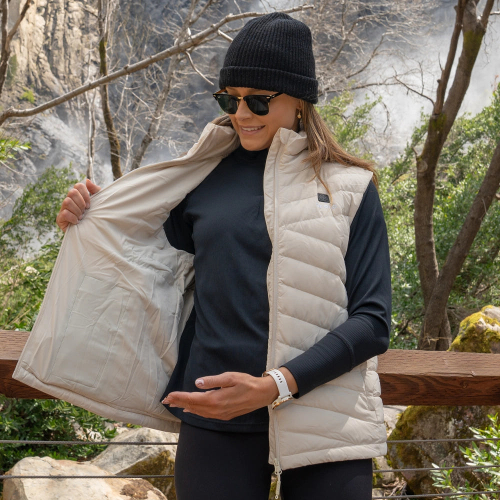 Women's Heated Lightweight Down Vest Women's Heated Lightweight Down Vest