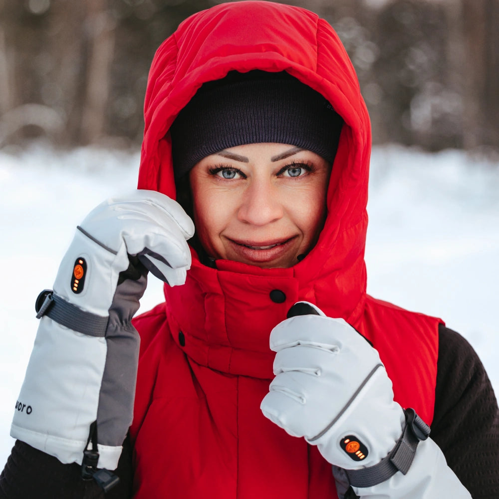 Women's Heated Cropped Puffer Down Vest