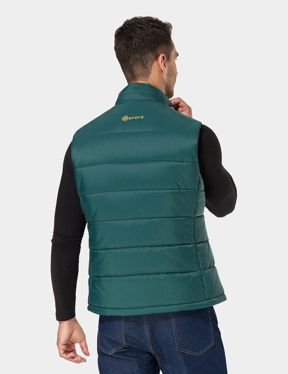 Men's Classic Heated Vest - Green & Yellow