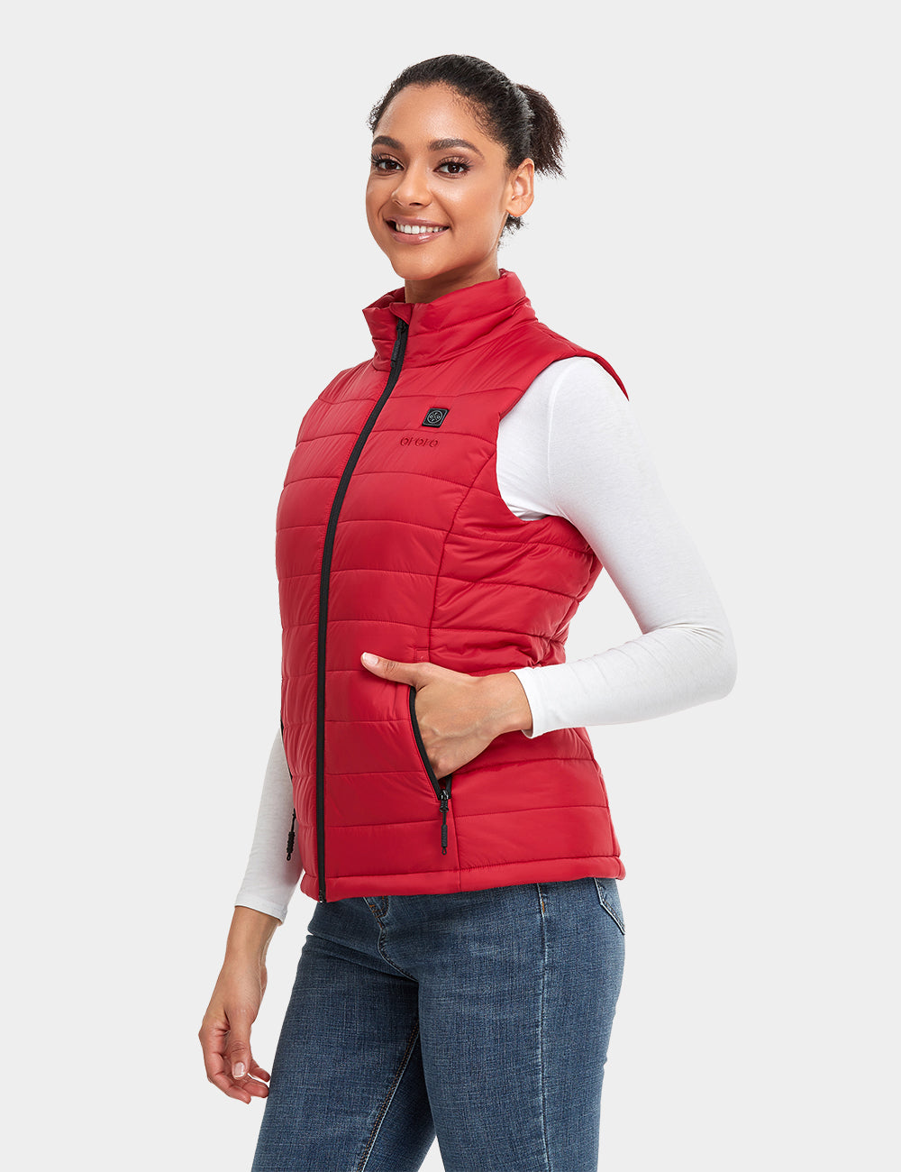 Women's Classic Heated Gilet - Red