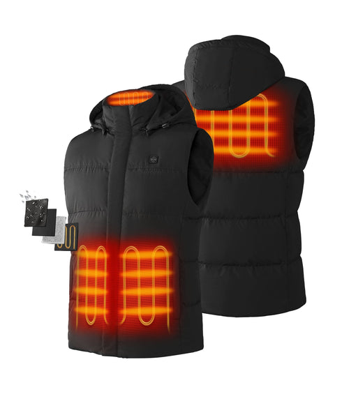 Men's Heated Down Vest ,view 2