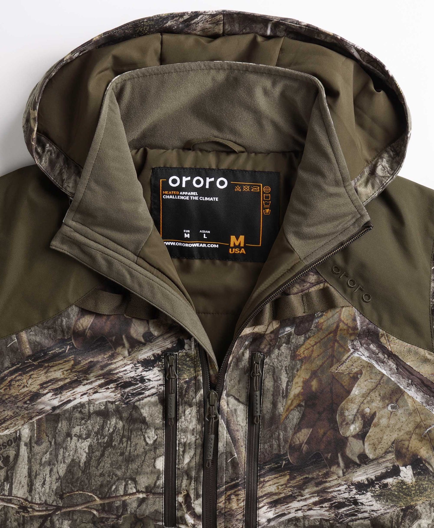 Women's Heated Hunting Jacket - Camouflage, Mossy Oak Country DNA