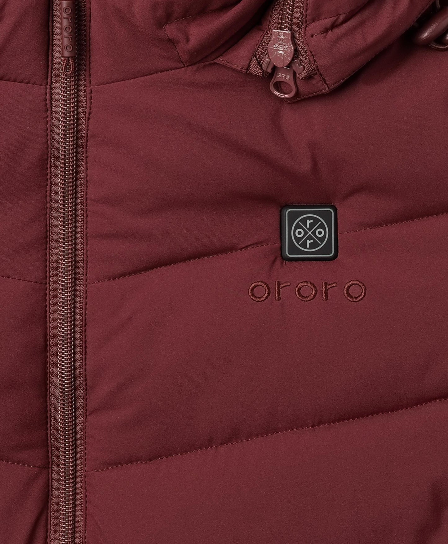 Women's Heated Puffer Parka Jacket - Black / Grey / Red / White