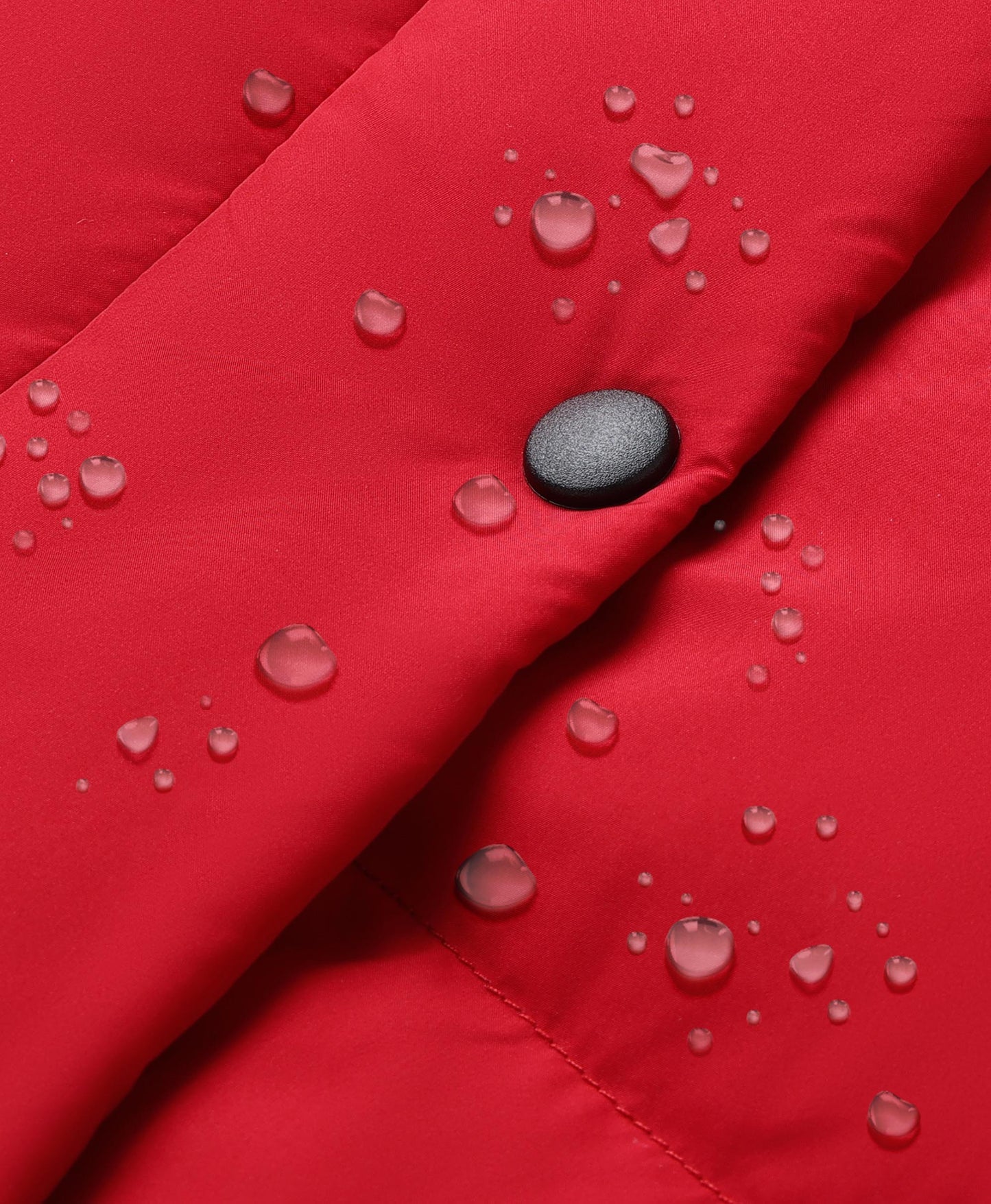 Women's Heated Cropped Puffer Down Gilet - Black / Red