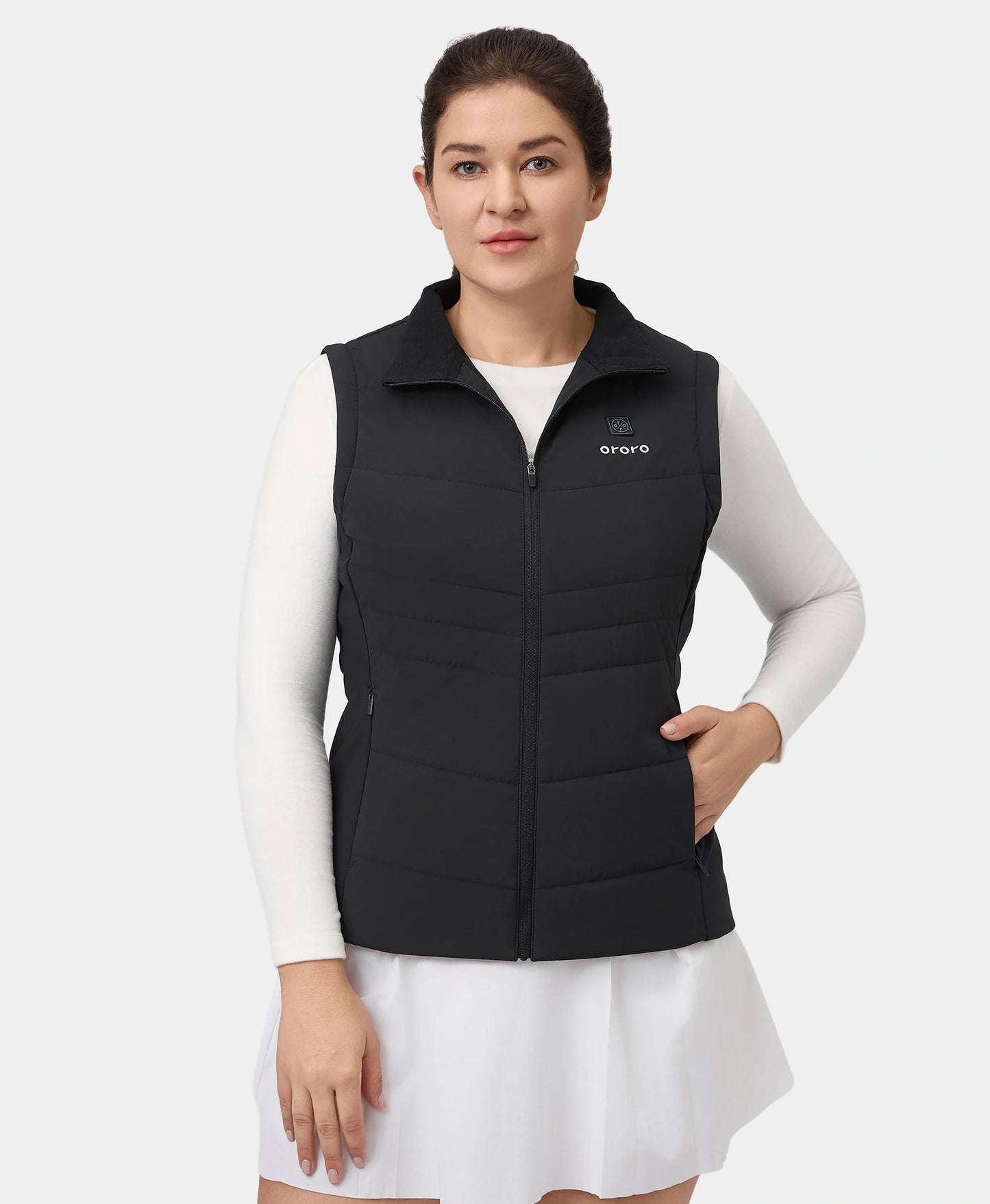 Turnberry Women's Heated Golf Jacket with Zip-off Sleeves