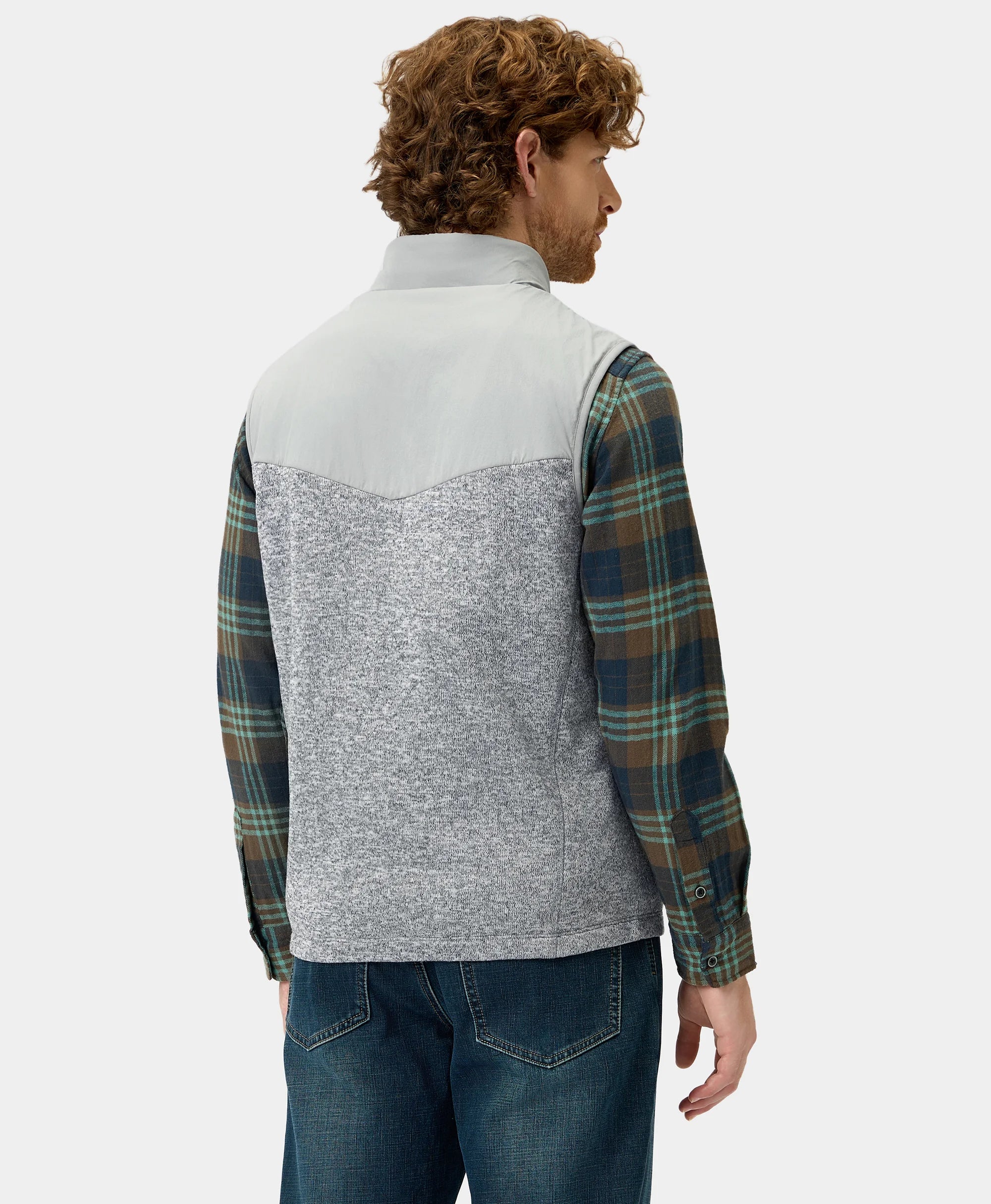 Augusta Men's Heated Sweater Fleece Gilet, Thumbnail 17