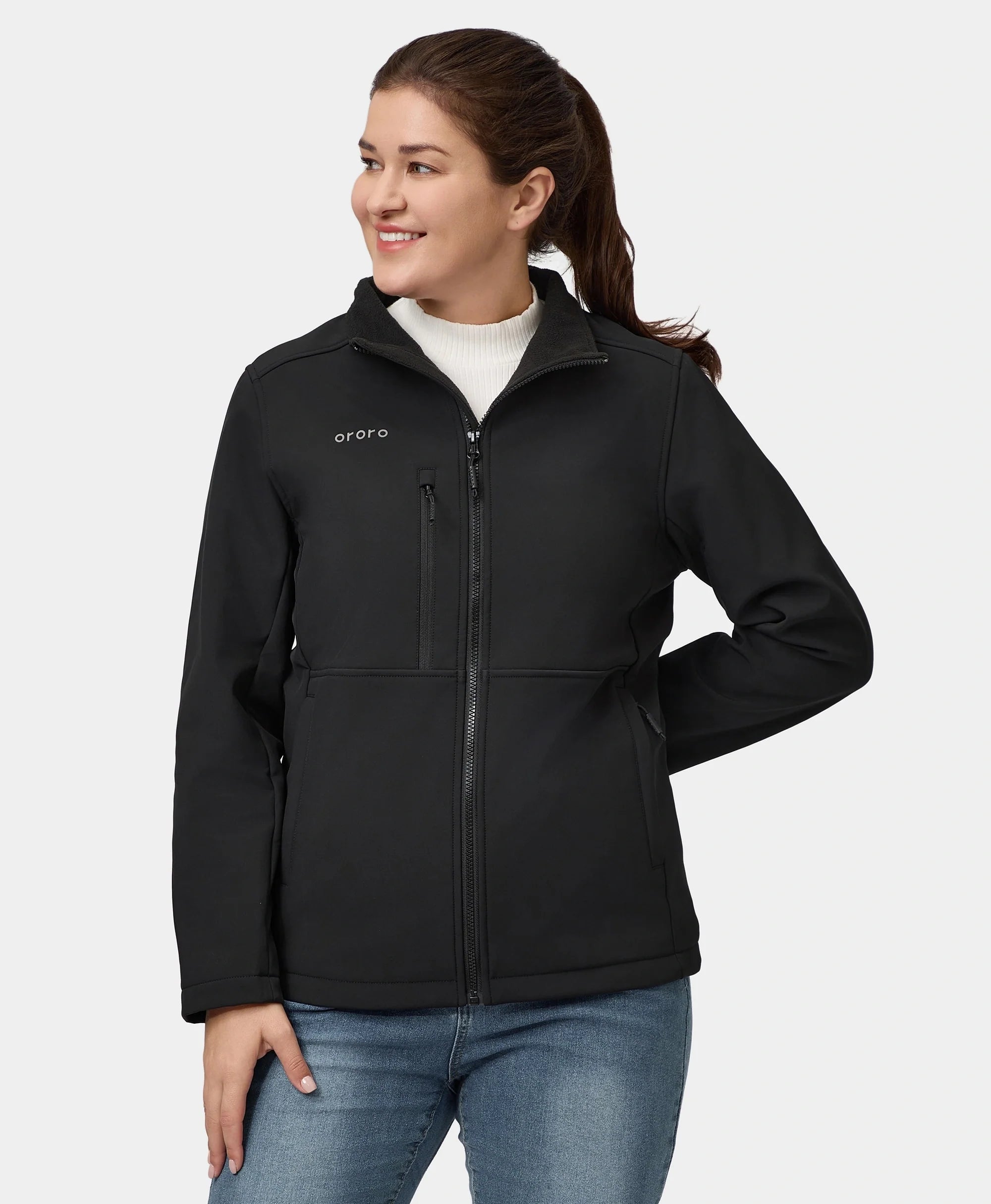 Final Sale - Women's 5-Zone Heated Softshell Jacket, Thumbnail 7