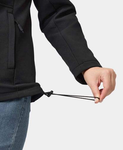 Drawcord-adjustable hem