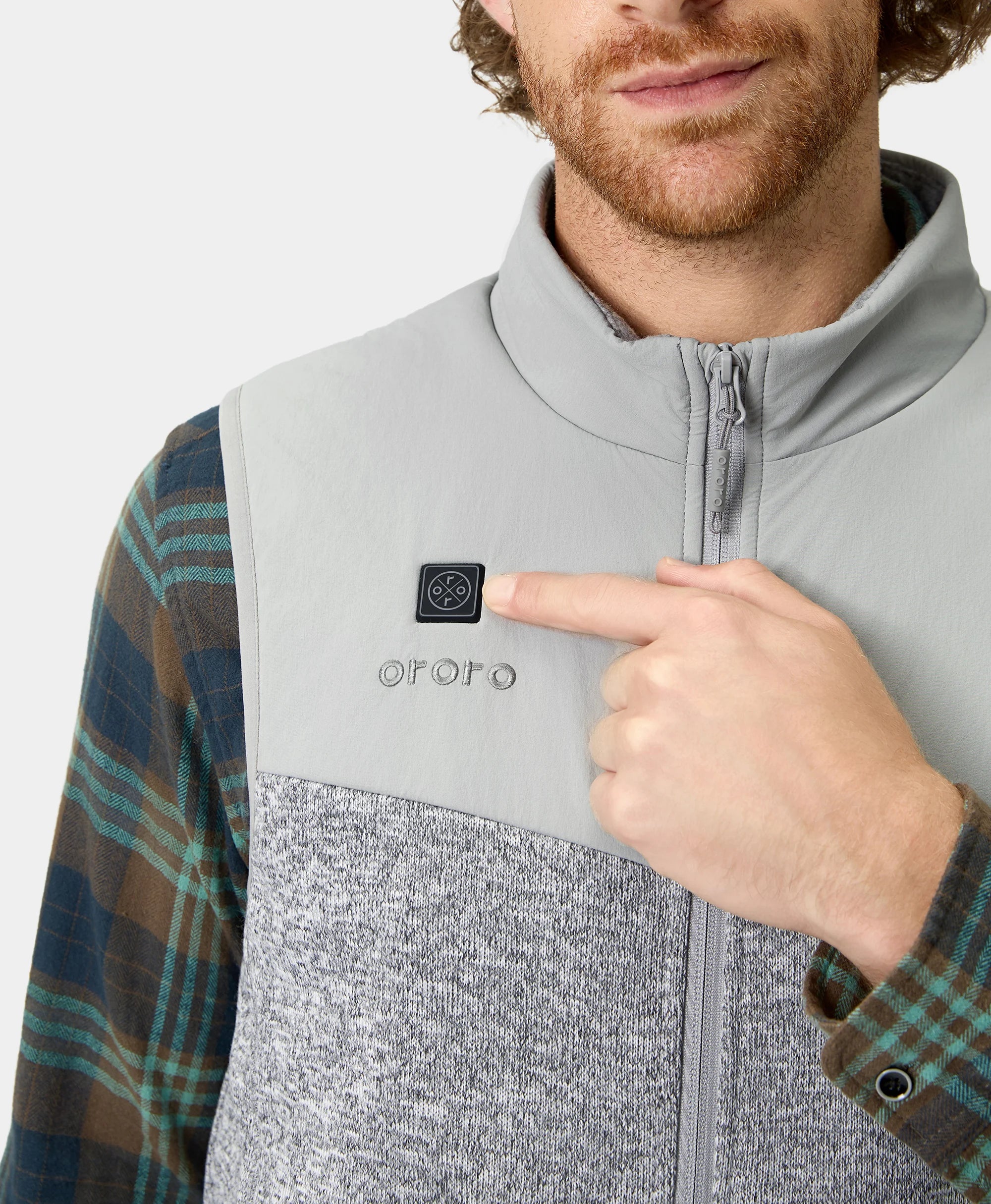 Augusta Men's Heated Sweater Fleece Gilet, Thumbnail 20