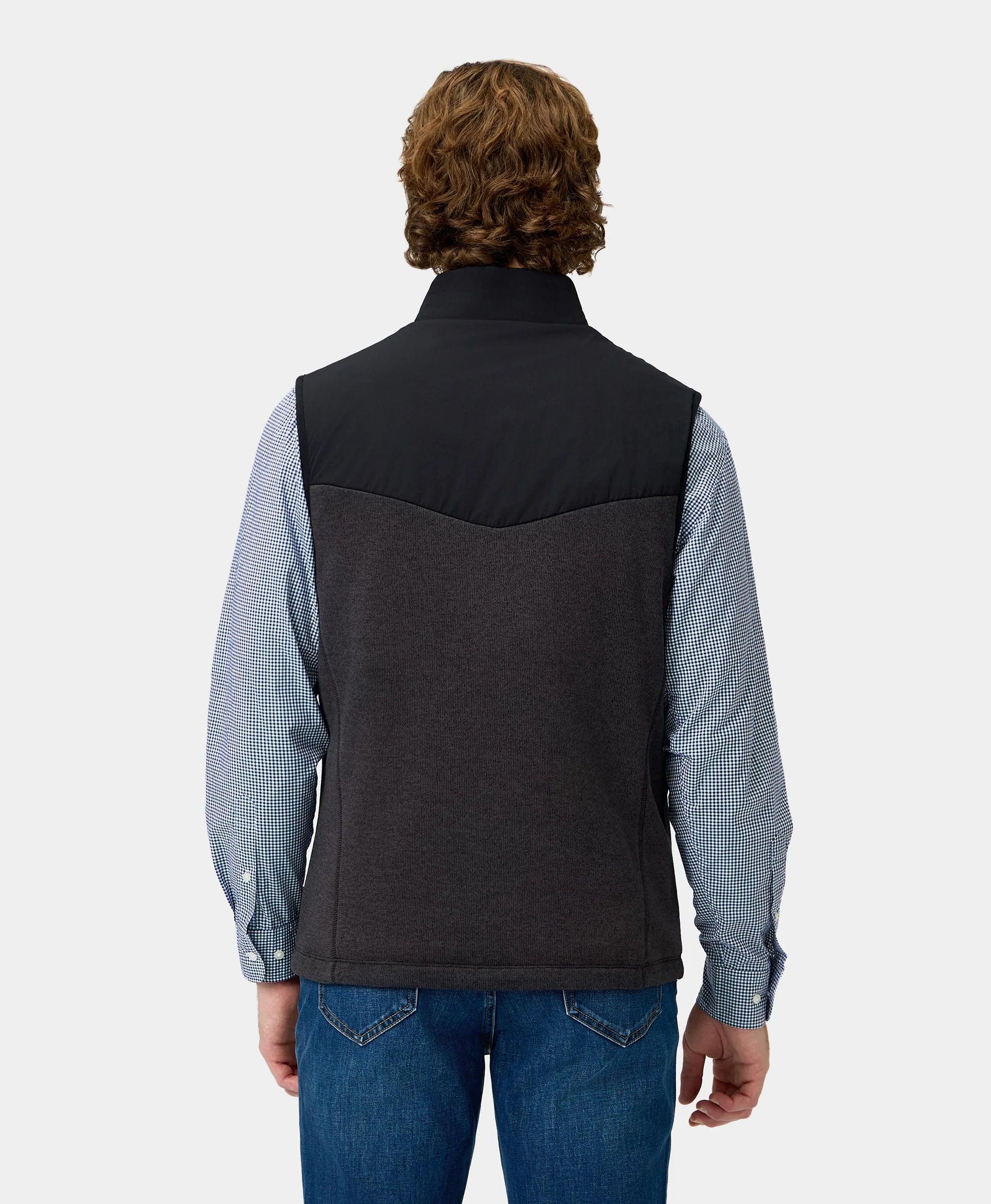 Augusta Men's Heated Sweater Fleece Gilet, Thumbnail 6