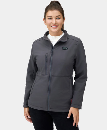 SureWarm? Women's 6-Zone Dual-Control Heated Softshell Jacket