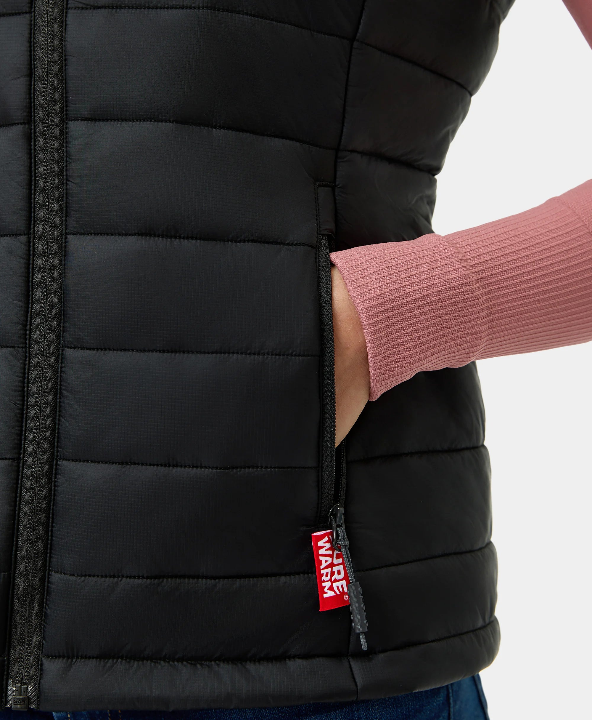 SureWarm® Women's 7-Zone Dual-Control Classic Heated Gilet, Thumbnail 7