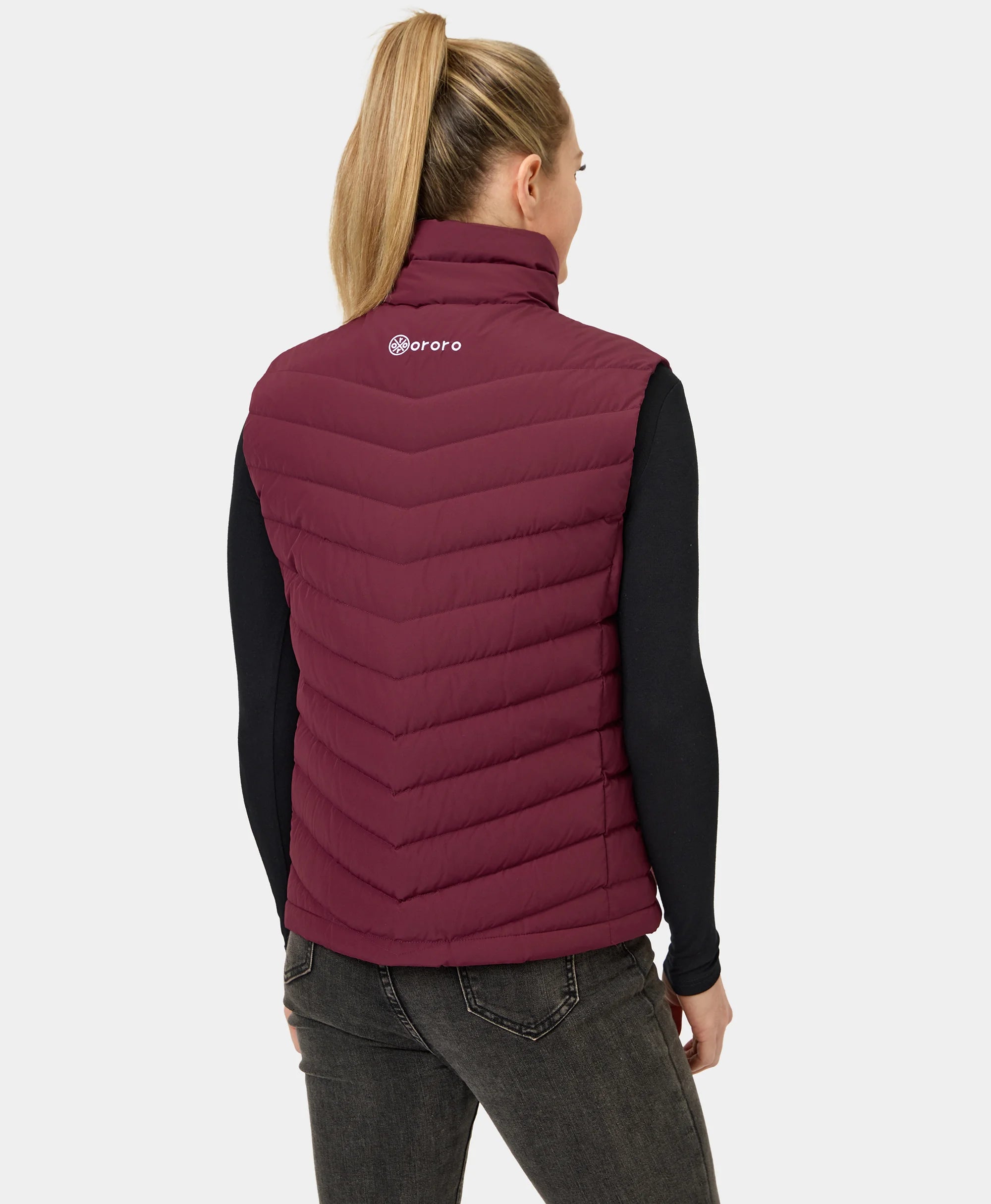 Women's Heated Lightweight Down Gilet - All Colours, Thumbnail 4