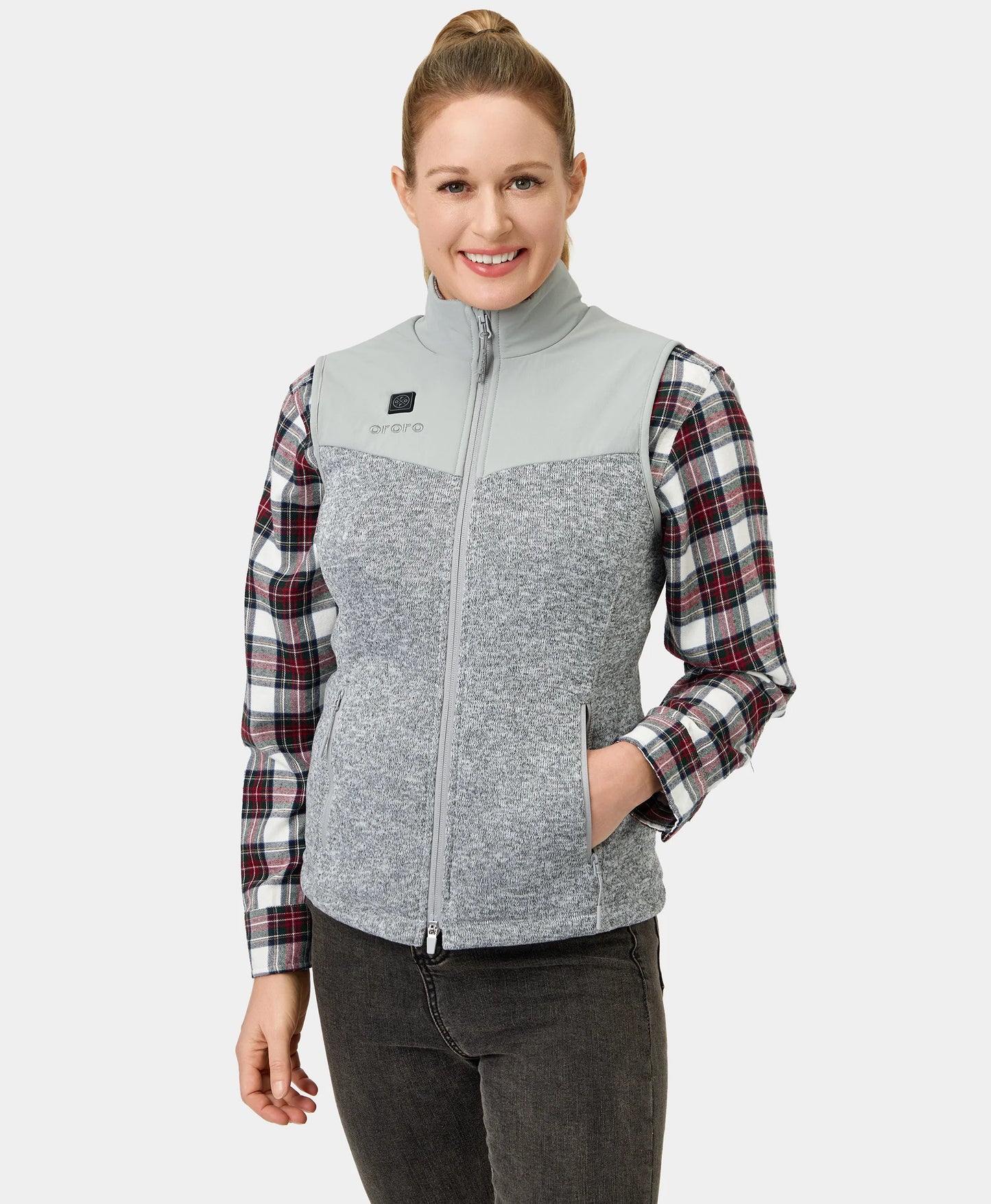 Augusta Women's Heated Sweater Fleece Gilet