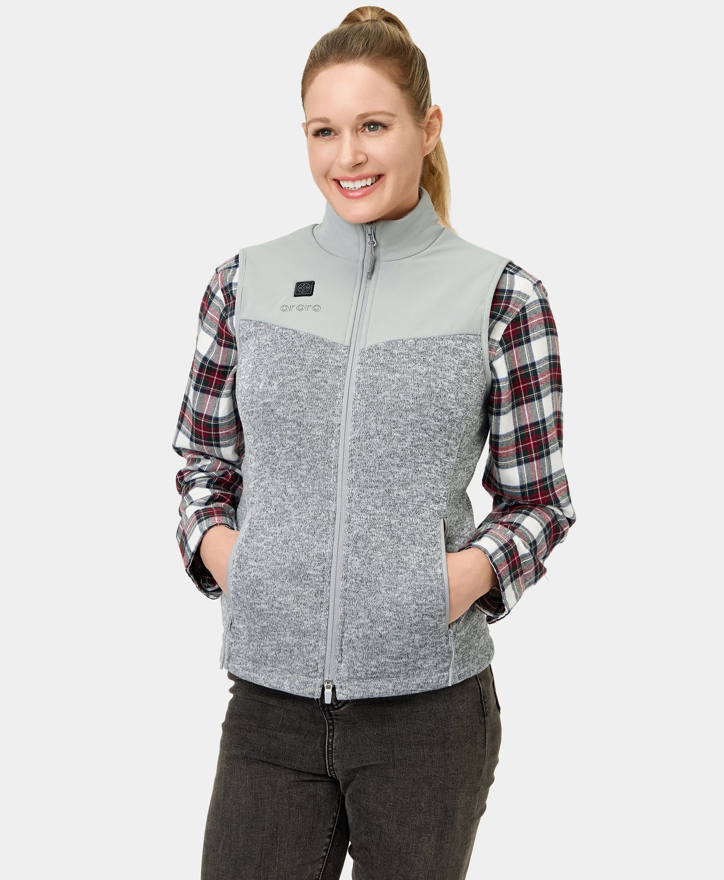 Augusta Women's Heated Sweater Fleece Gilet