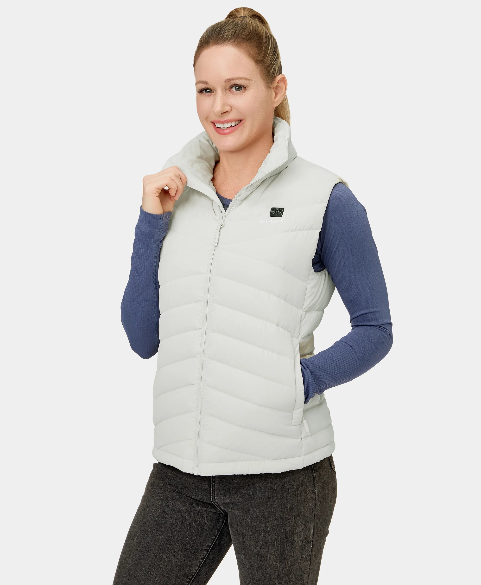 Women's Heated Lightweight Down Gilet - All Colours, Thumbnail 16