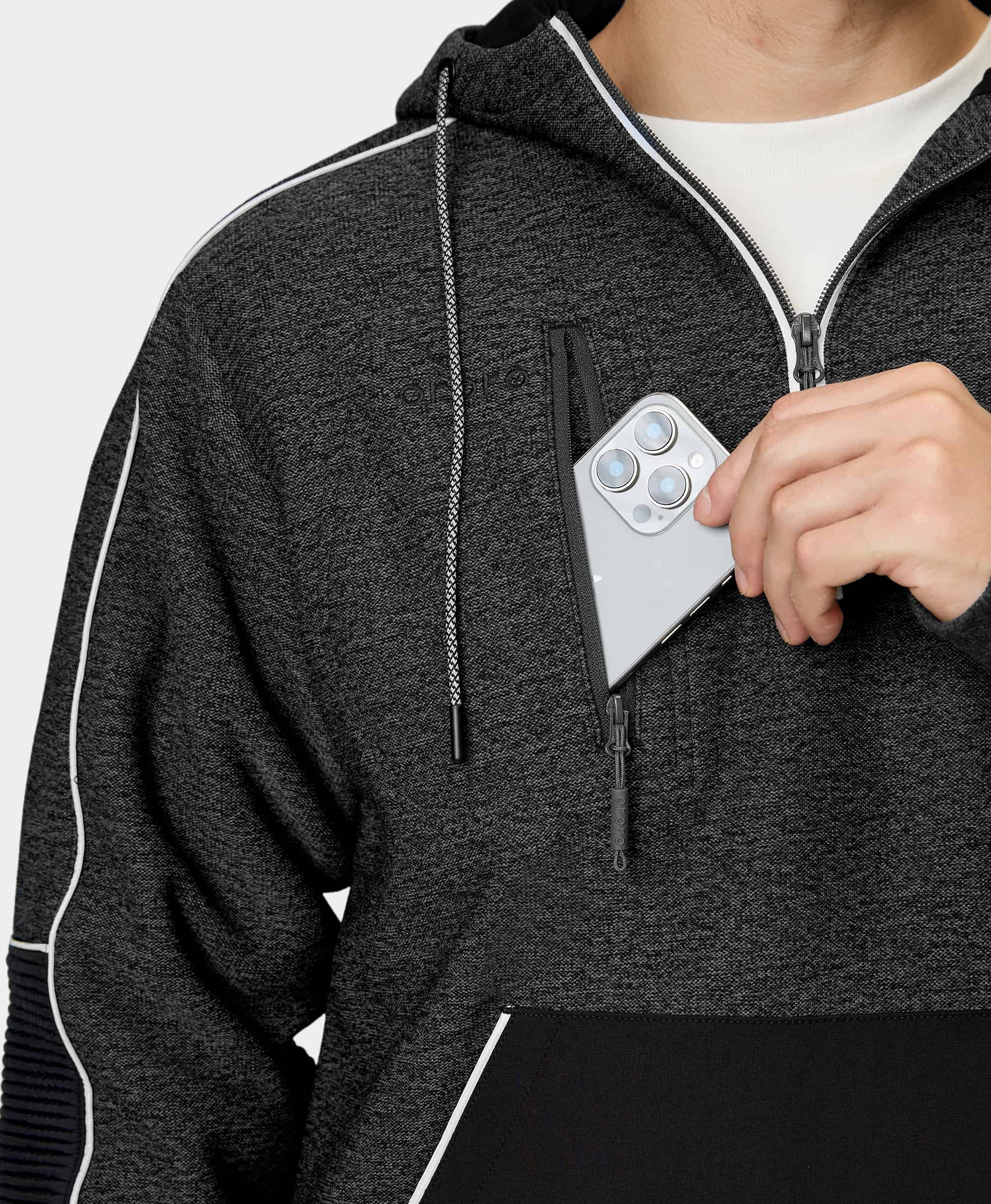 (Open-box) Wayne Men's 5-Zone Heated Hoodie Pullover, Thumbnail 8