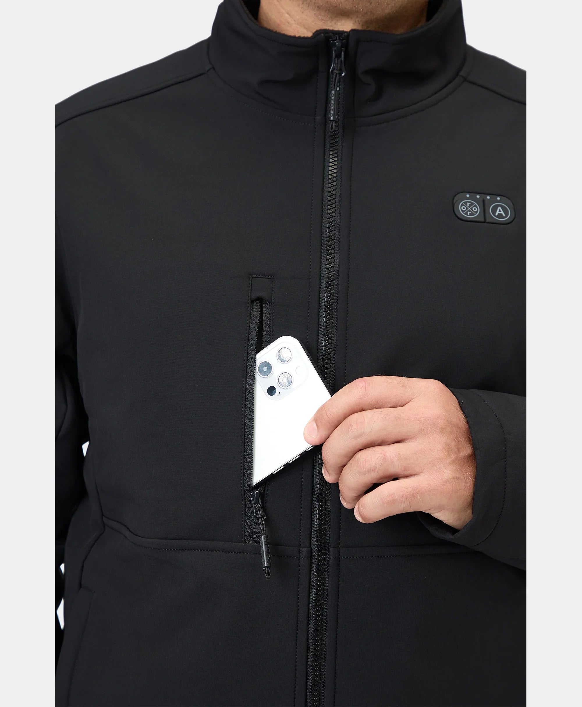 Maverick SureWarm® Men's 6-Zone Dual-Control Heated Softshell Jacket, Thumbnail 9