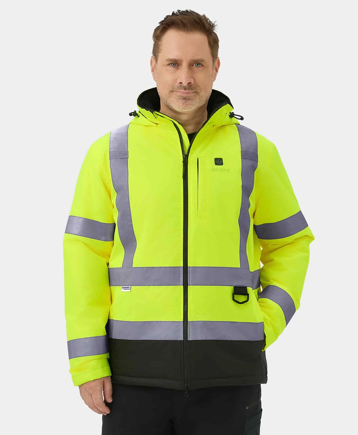 Men's 4-Zone Heated High-Visibility Jacket