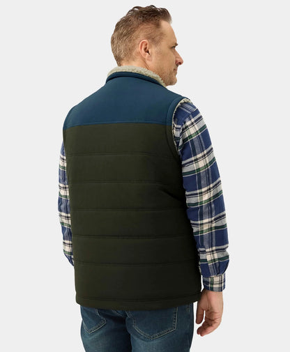 Men's 4-Zone Heated Sherpa Lined Vest